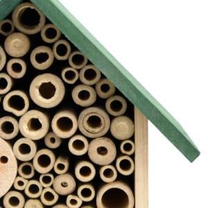 Detailansicht: vidaXL Insektenhotel aus Tannenholz, Unterschlupf für Insekten.