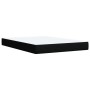 Schwarze vidaXL Boxspringbett Matratze, 140x200 cm, Stoff
