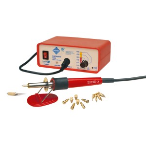 Pebaro Multifunktionsstation zum Brandmalen, Löten und Modellieren mit Zubehör.