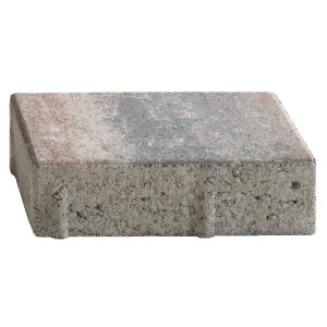 Rechteckiger Jura-nuancierter Betonpflasterstein, 20x10x6 cm, für Gartenwege und Einfahrten.