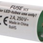 Starter für LED-TL-Röhre T8, weiß, mit Sicherung. Zubehör für Leuchtstofflampen.