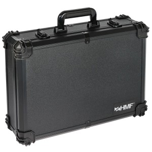 HMF 15701-02 Werkzeugkoffer Leer Werkzeugkasten Groß Rasterschaumstoff 46 x 33 x 15 cm