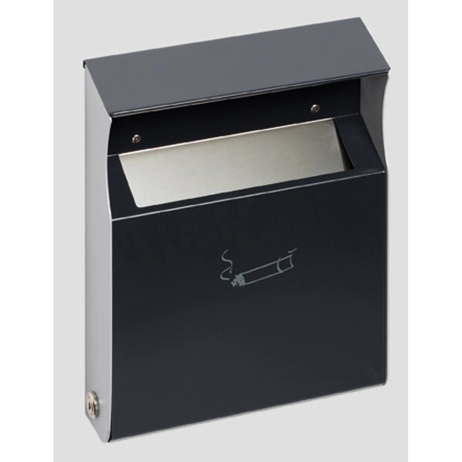 PROREGAL Eckiger Wandascher Mit Einwurfblende  2 Liter HxBxT 30 x 23 x 6 cm günstig online kaufen