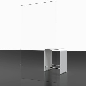 Schulte Schiebetür Trend 2.0, Mattschwarz, 200x140cm, für Nische. Platzsparende Duschwand aus Glas.