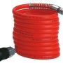 Einhell Druckluftschlauch, 4m Spiralschlauch mit Schnellkupplung, Teil des 3-tlg. Kompressor Zubehör Sets.
