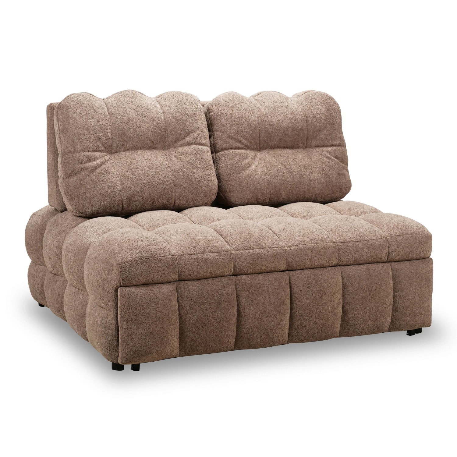 Bessagi Home Schlafsofa Liara Webstoff Mokka
