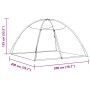 Schwarzes vidaXL Moskitonetz-Zelt Mongolisch 220, 200x200x135 cm, ideal für Camping & Zuhause.