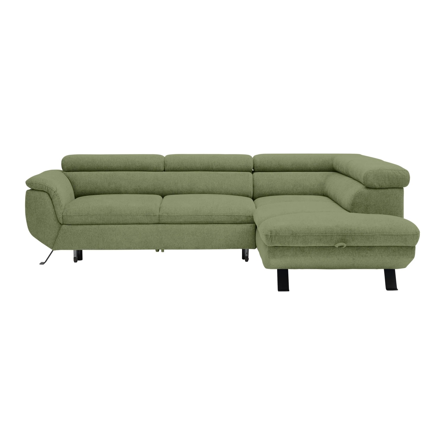Mömax Ecksofa Raven Olivgrün