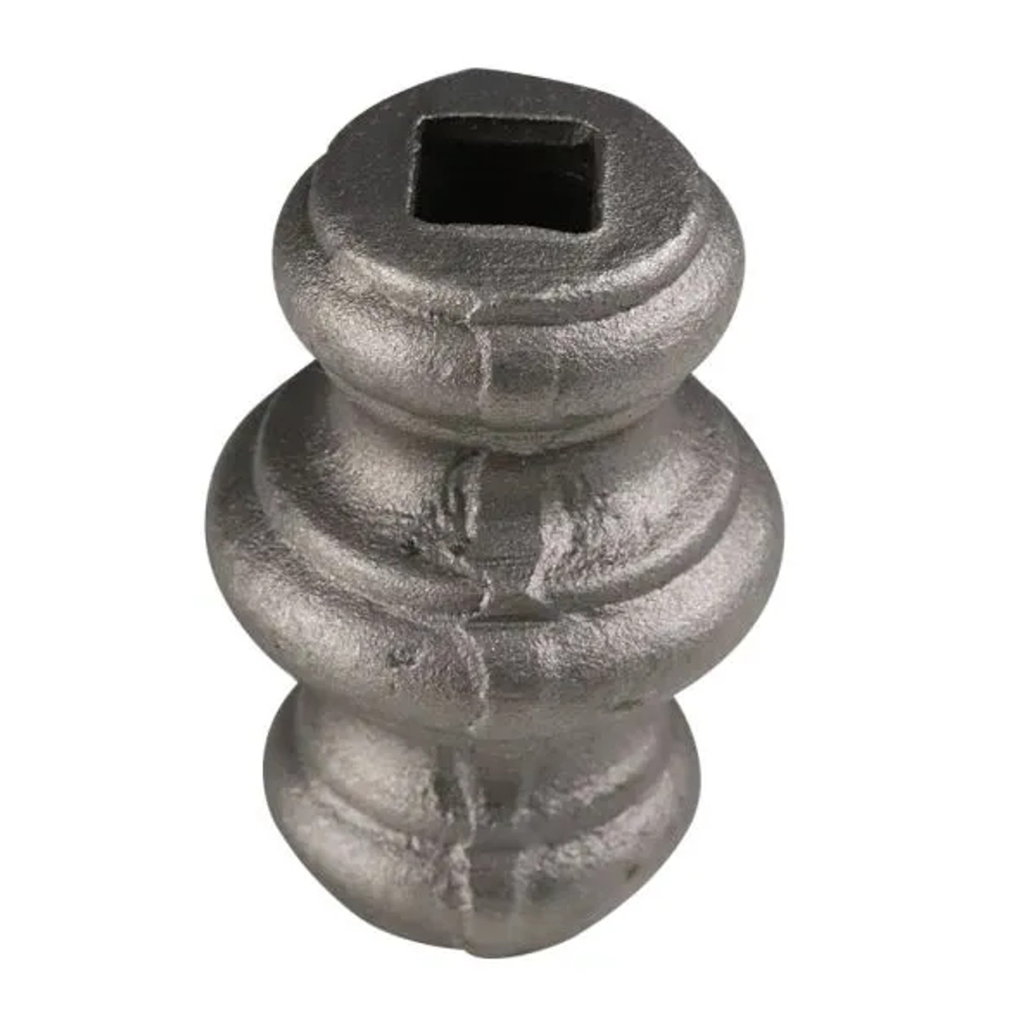 FeNau Zierhülse Maße 45x67 mm Lochung 12,5x12,5 mm Stahl S235JR Roh