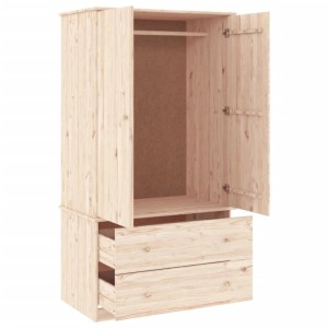 vidaXL Kleiderschrank ALTA 90x55x170 cm Massivholz Kiefer 353929