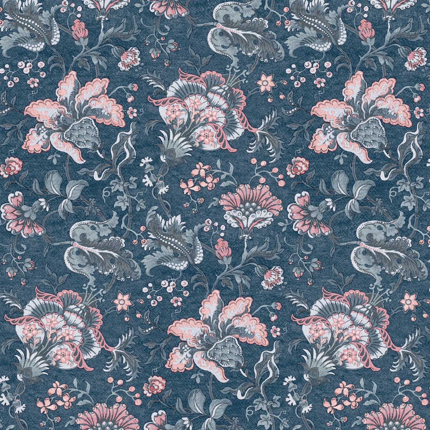Laura Ashley Vliestapete Portia Dark Seaspray 10,05 x 0,52 m