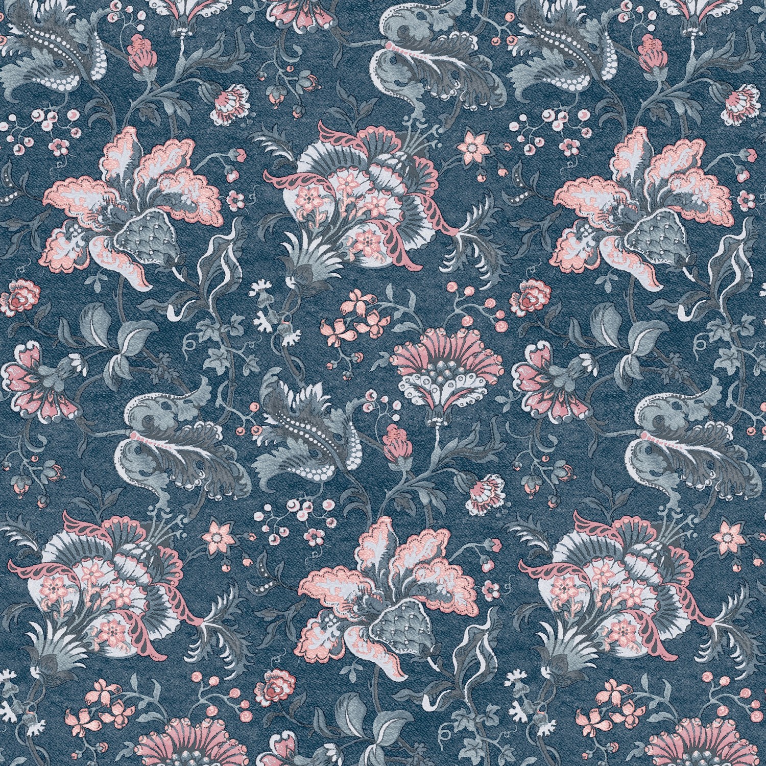 Laura Ashley Vliestapete Portia Dark Seaspray 10,05 x 0,52 m günstig online kaufen