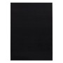 Schwarzer RugsX Läufer Rumba, 80x300cm, Teppich mit Antirutsch-Unterseite.