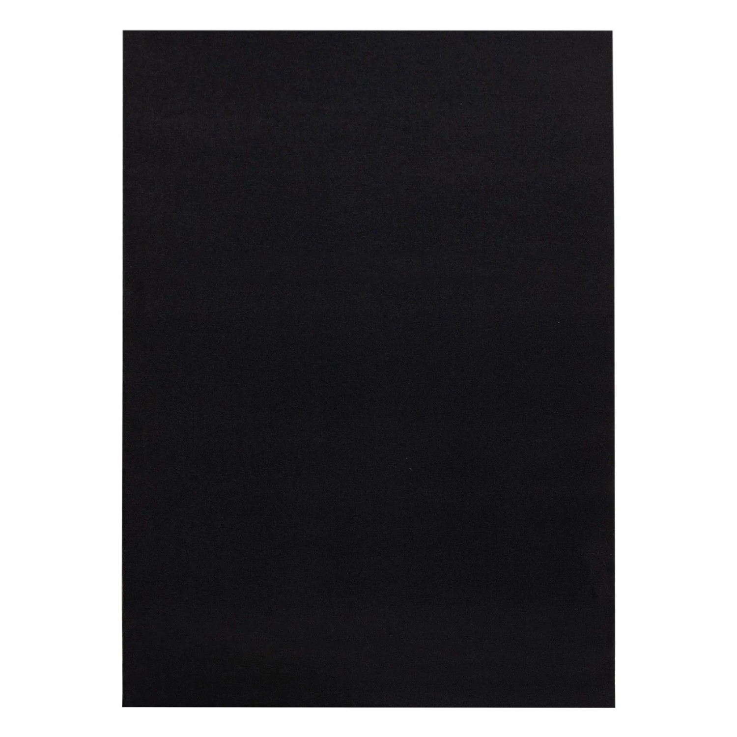 Schwarzer RugsX Läufer Rumba, 80x300cm, Teppich mit Antirutsch-Unterseite.