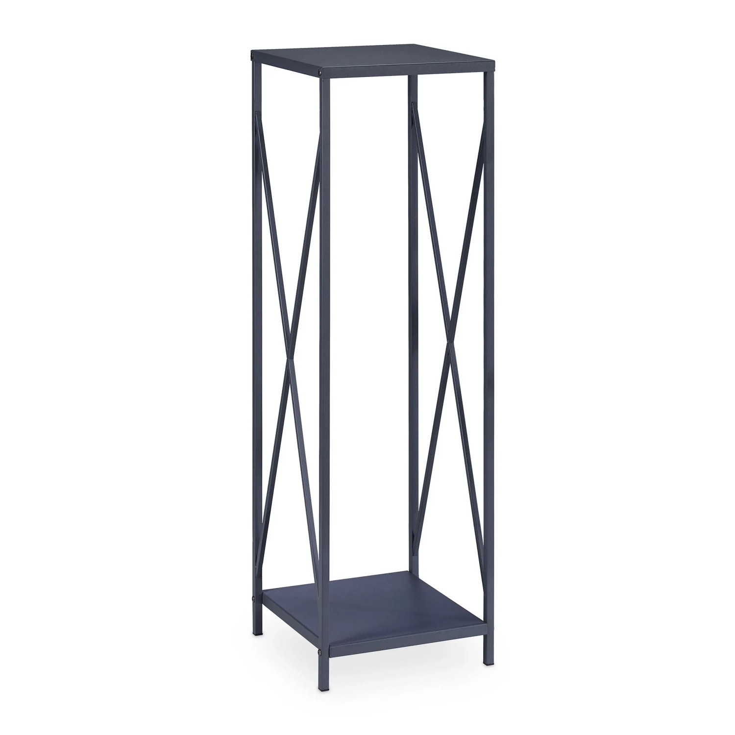 Relaxdays Kaminholzregal Stahl Grau 40 kg Traglast 112 cm x 34 cm x 34 cm 4,6 kg