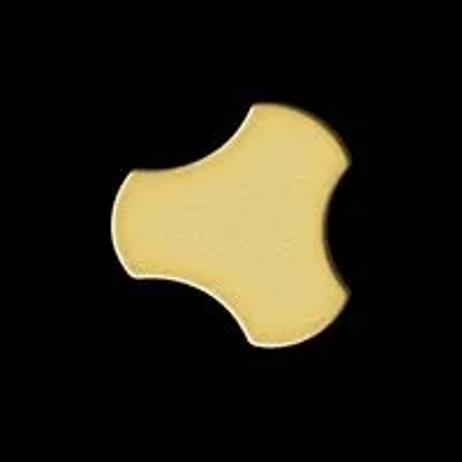 Goldene Mosaikfliese aus Messing, gewalzt, für Wand- und Bodendesign.