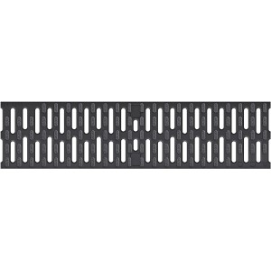 ACO Drain Composit Drainlock Rost schwarz, 0,5 m, für Entwässerungsrinnen.