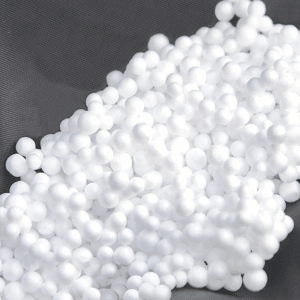 Beliani Sitzsack FUZZY EPS Weiss 60x10x60