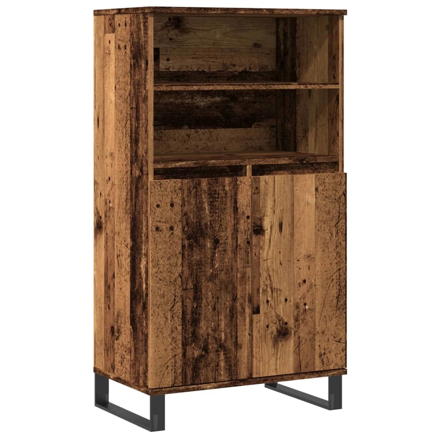 vidaXL Highboard Altholz-Optik 60x36x110 cm Holzwerkstoff 857460 günstig online kaufen