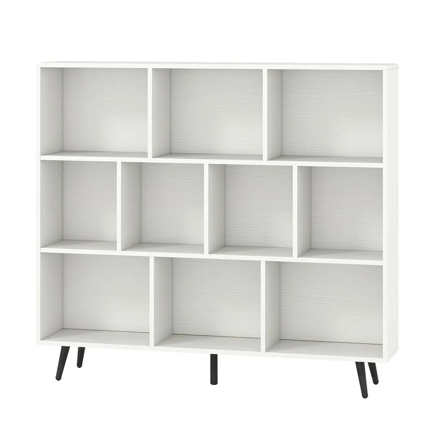 Costway Bücherregal 107 cm Holz 3 Ebenen 120 cm günstig online kaufen