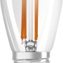 Osram LED-Filament Lampe E27, 4,8W, extra warmweiß, klar. Dimmbares Leuchtmittel für Wohnräume.