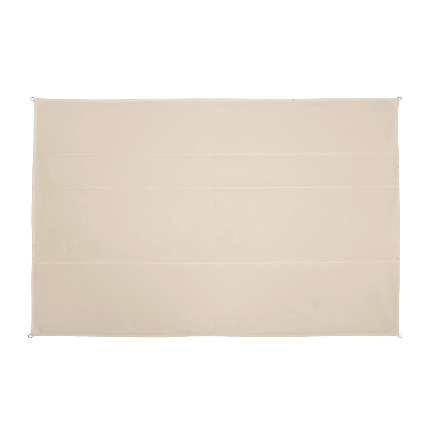 Relaxdays Sonnensegel Polyester Beige UV-Schutz 5 m x 7 m 5,5 kg