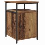 vidaXL Nachttisch Altholz Holzwerkstoff 879501