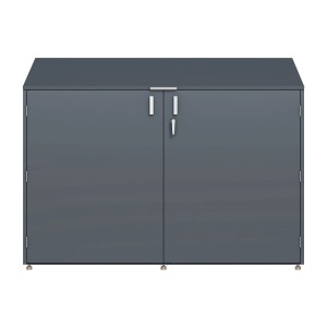 FM-SOLAR Fahrradgarage Fahrradbox Aufbewahrungsbox für Fahrrad