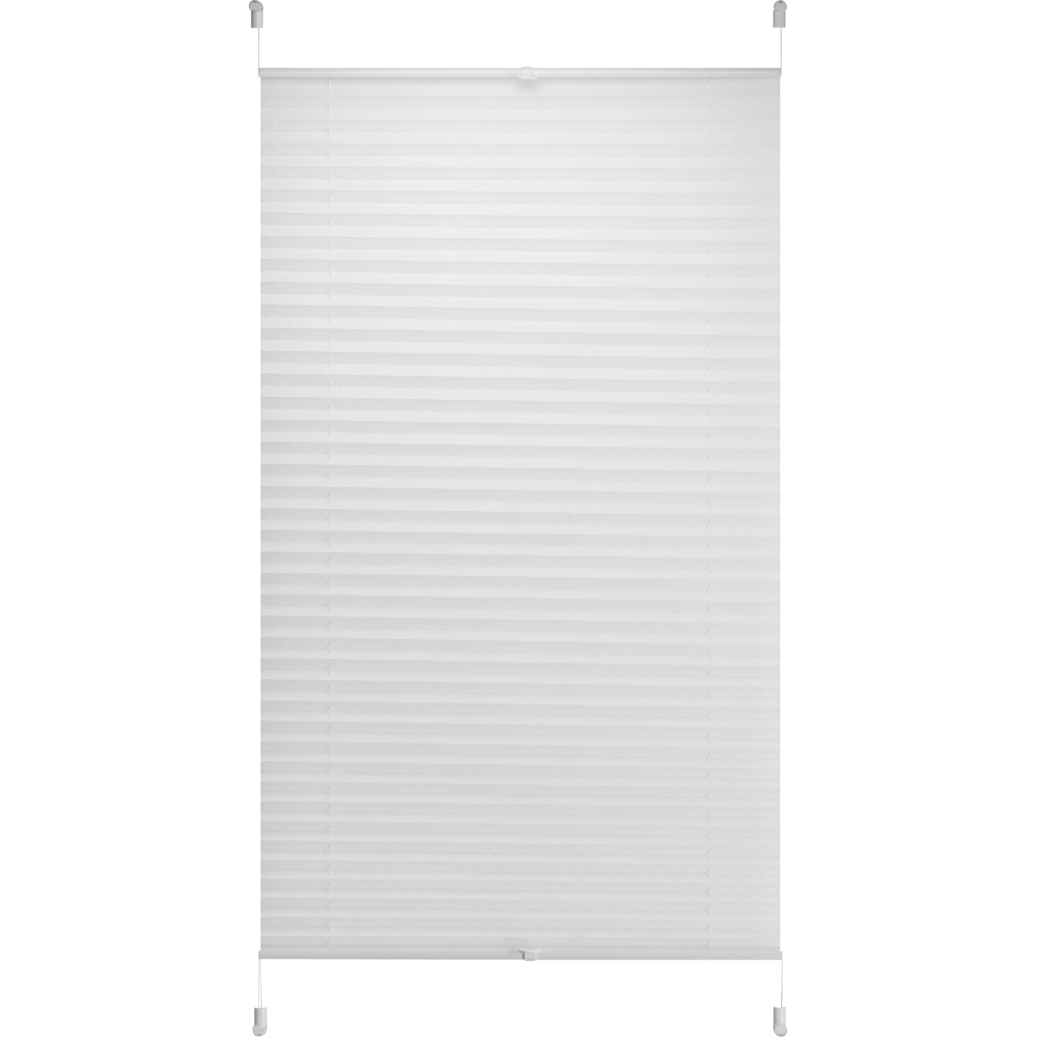Tageslicht-Spannplissee Valeria 90 cm x 130 cm Weiß