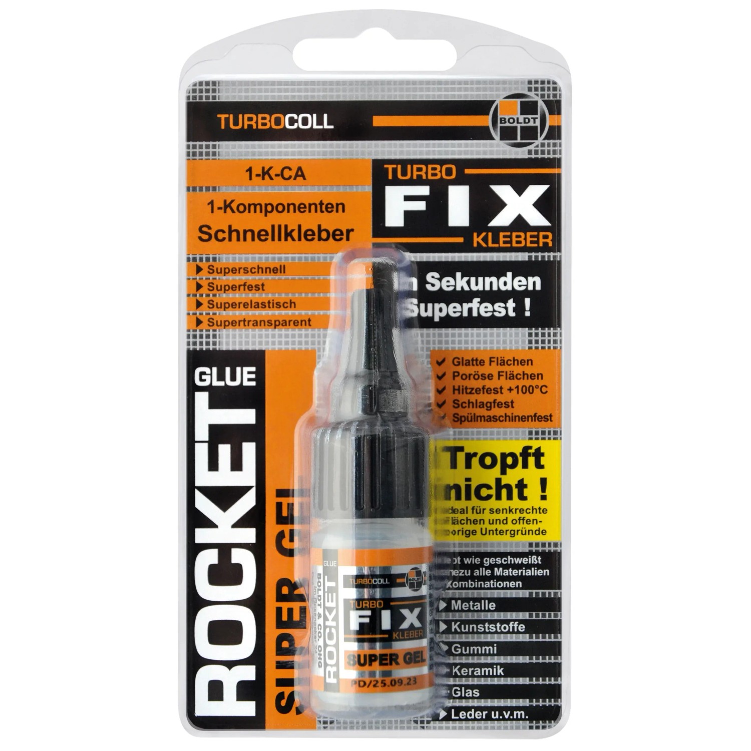 Boldt Schnellkleber Super Gel Rocket Turbocoll TurboFix 10 g
