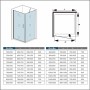 Duschparadies Duschkabine Eckeinstieg 90 x 90 cm Höhe 185cm Pendeltür Schwingtür 6mm NANO Glas Eckdusche Duschtür x Seitenwand_8