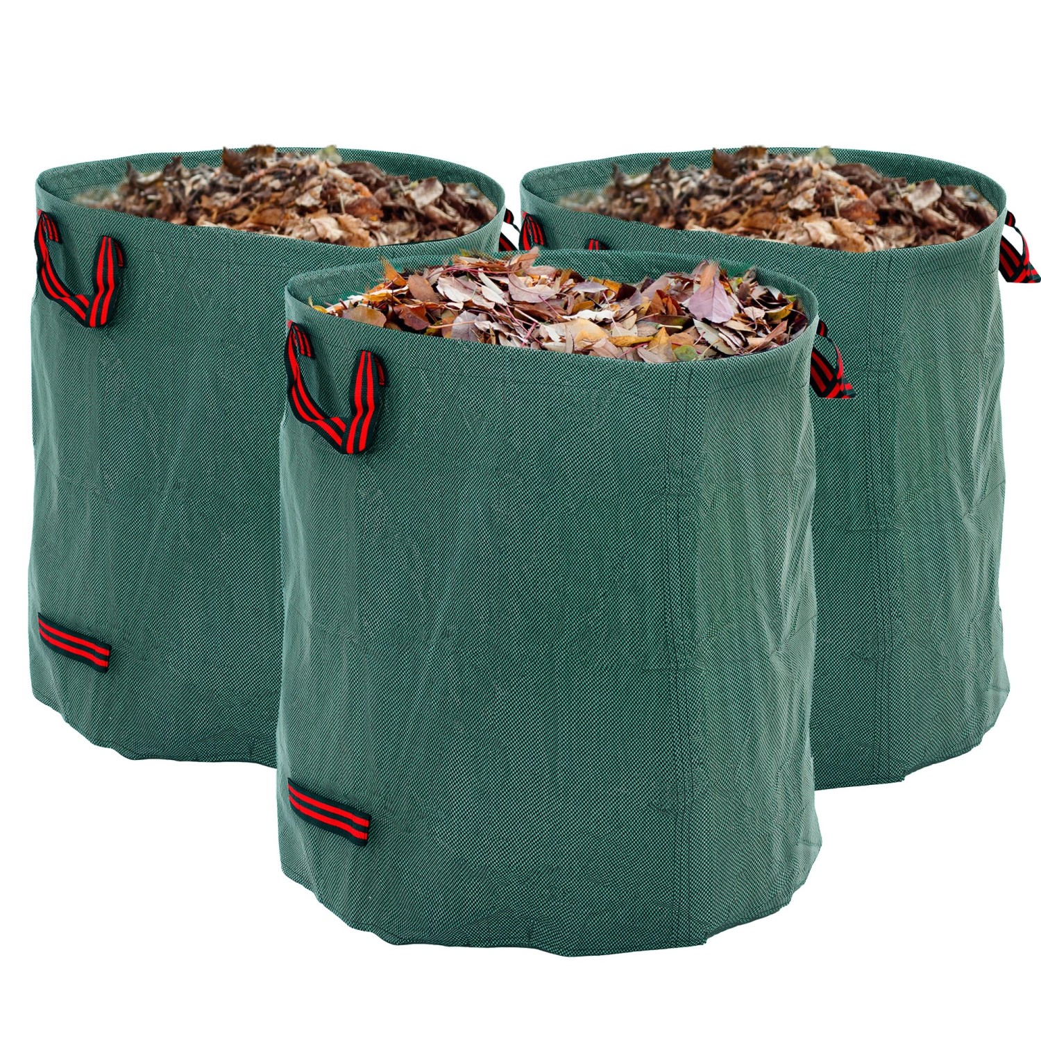Outsunny Gartenabfallsack mit Griffen Kunststoff 67 x 76H cm