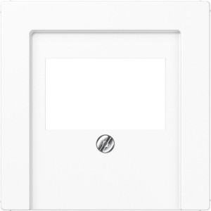 Jung TAE-Abdeckung AS500 Alpinweiß für Telefondosen.