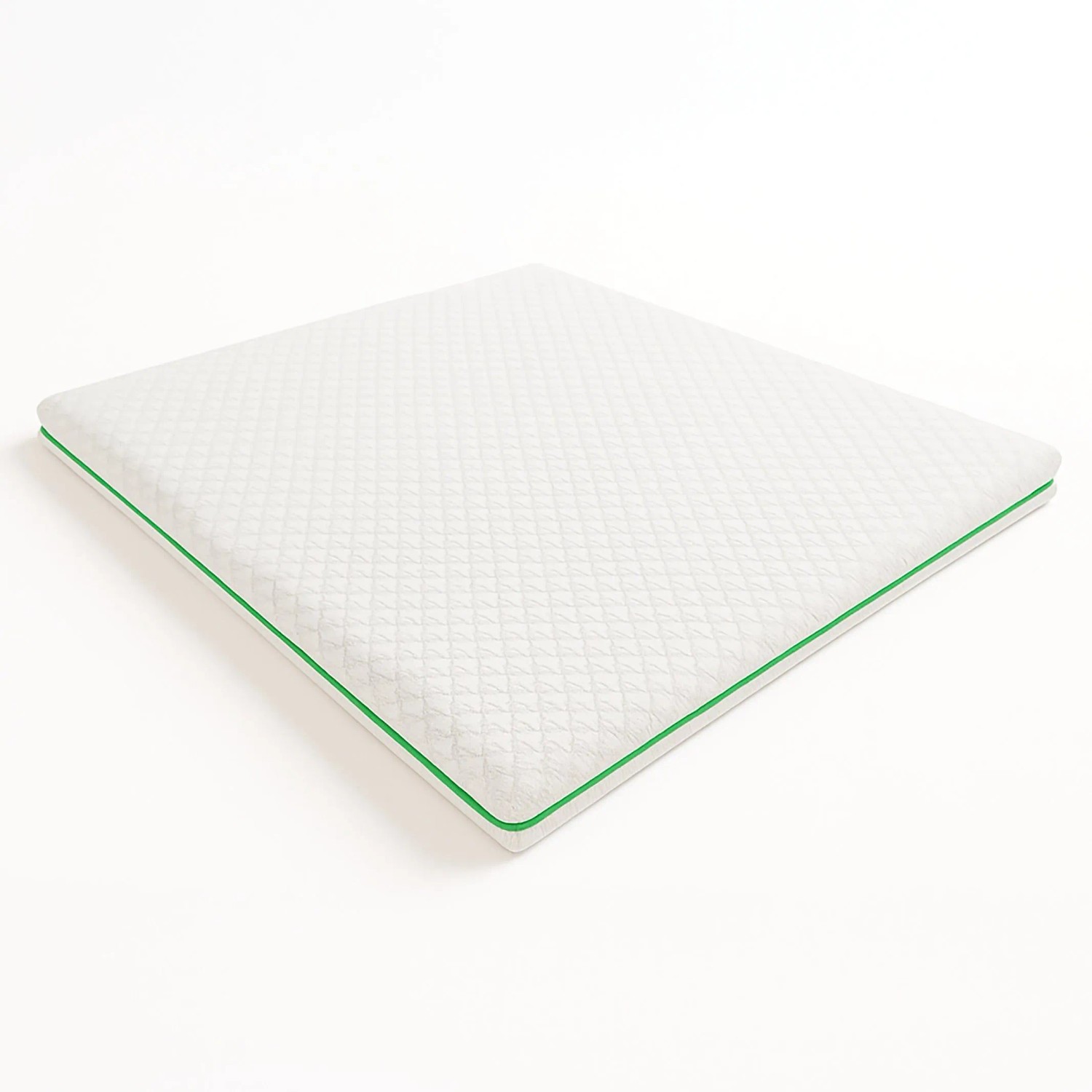 The White Stone Matratzentopper 135x190 aus Memory Foam Breeze mit 9 Zonen  Höhe 5 cm  Polarstoff Hypoallergen und Kühlend  Made in Italy
