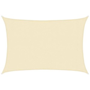 vidaXL Sonnensegel 160 g/m² Creme 3x5 m HDPE 311184