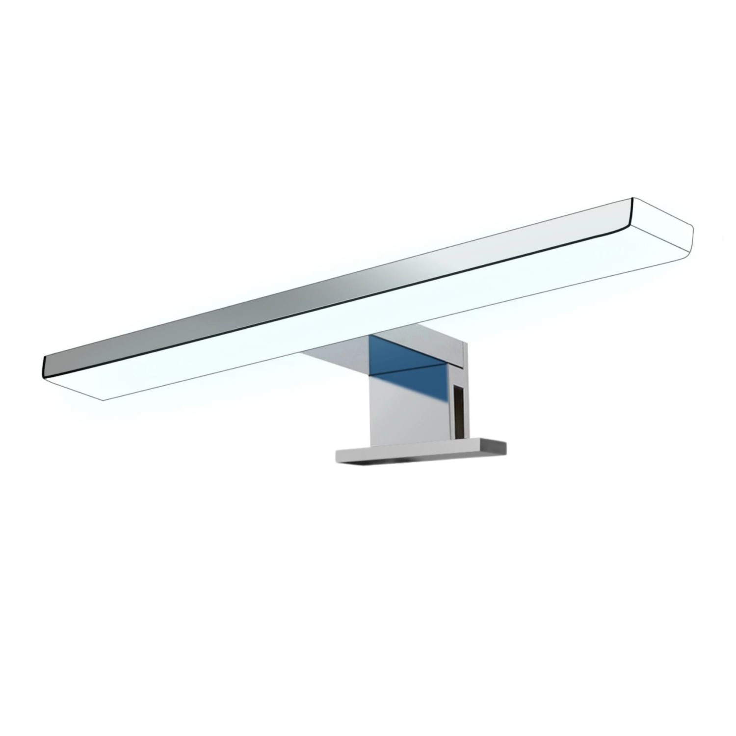 kalb Aurinko LED Badleuchte Badlampe Spiegellampe Spiegelleuchte Chrom 230V 80cm Neutralweiß