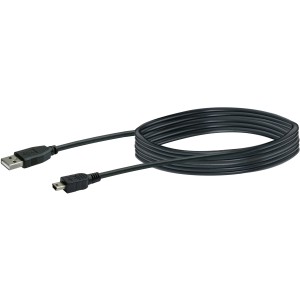 Schwarzes Schwaiger USB 2.0 Anschlusskabel, 1 m lang, für Computer & Multimedia Zubehör.