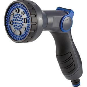 LUX Multifunktionsbrause mit 5 Strahlvarianten für Gartenbewässerung und Reinigung.
