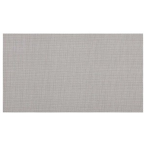 Wetterfester, hellgrauer Outdoor Teppich 90x250 cm für Terrasse und Garten.