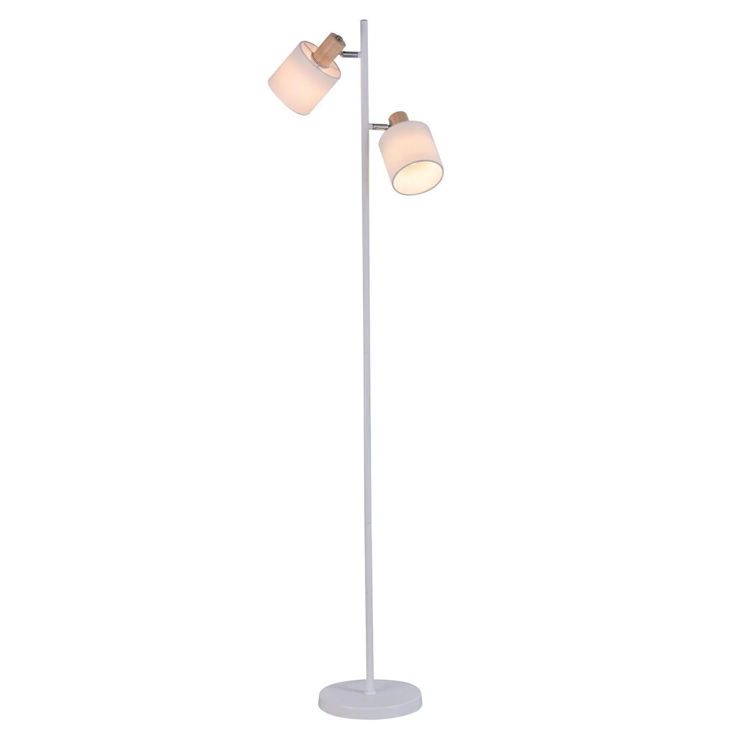 Nettlife Flores Stehlampe aus Metall Braun L 27 cm E14 max. 25 W