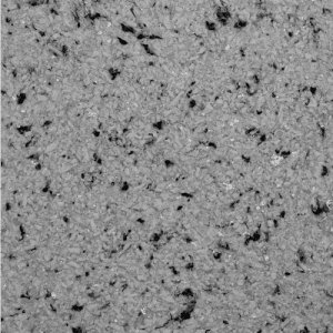 Detailansicht: Floxxan Baumwollputz California 201, weiße Flüssigtapete mit Farbchips.