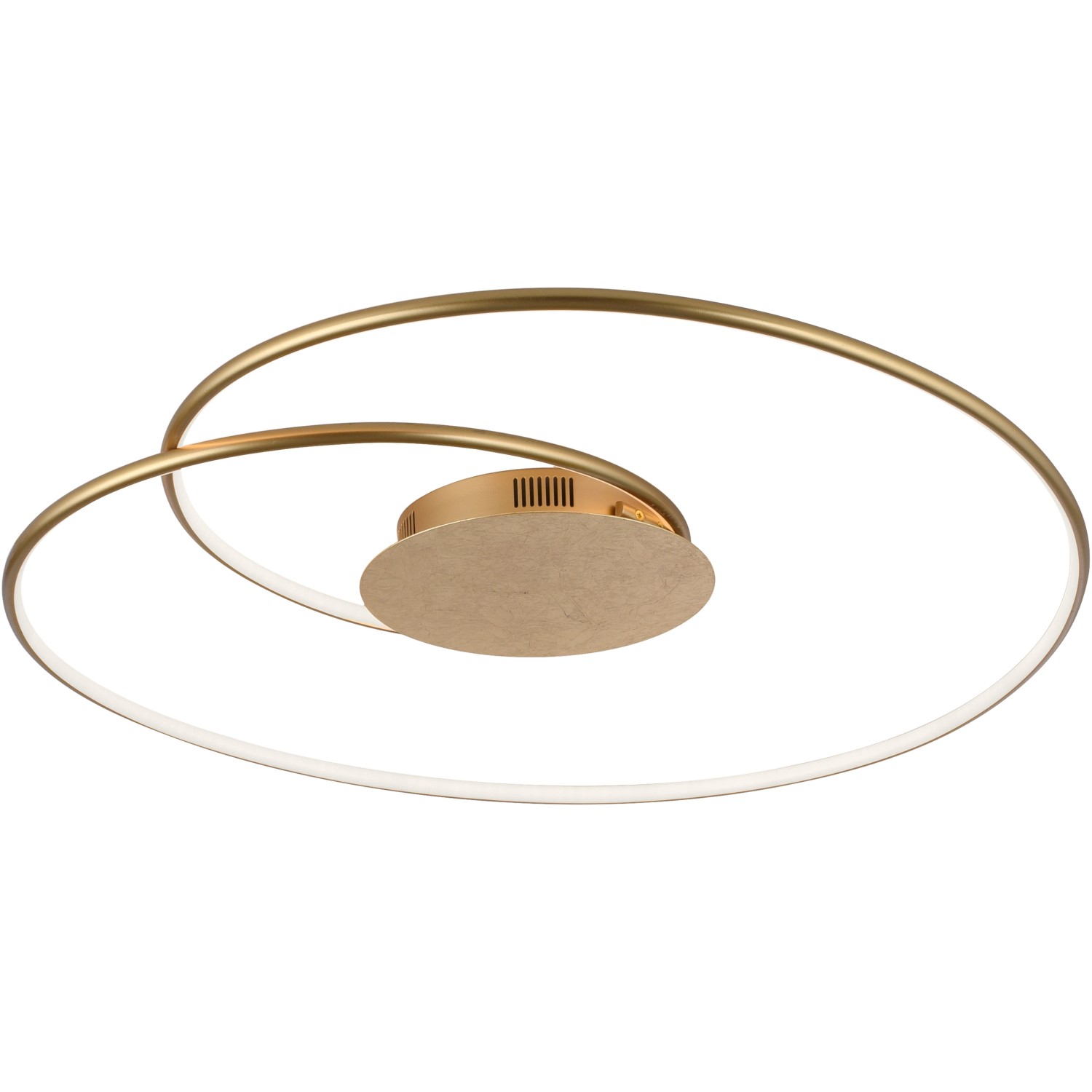 LED Deckenleuchte Nastro in Gold 26W 3700lm günstig online kaufen