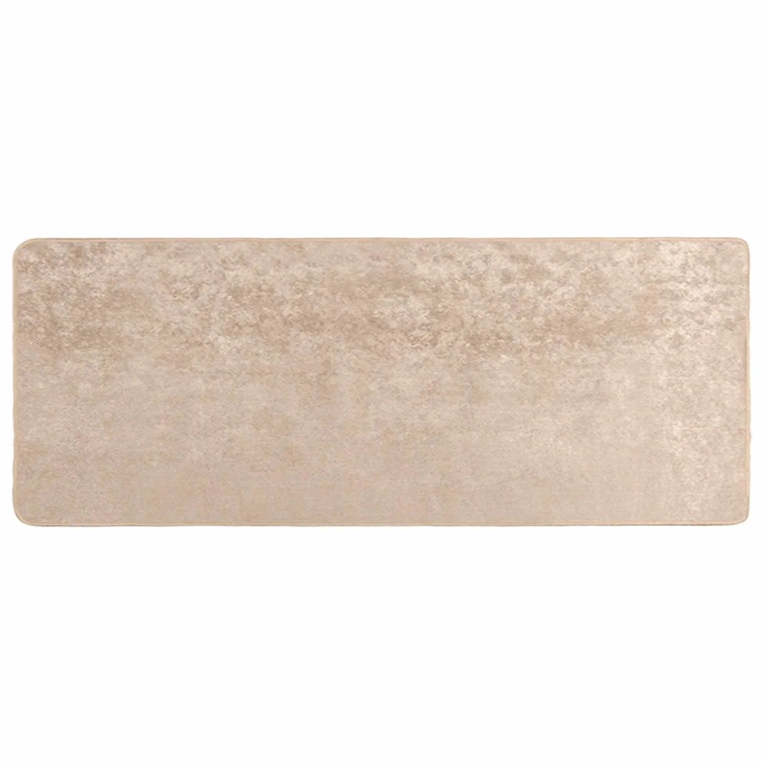 vidaXL Teppichläufer MARSA Beige 80 x 200 cm Polyester und PVC 42023083