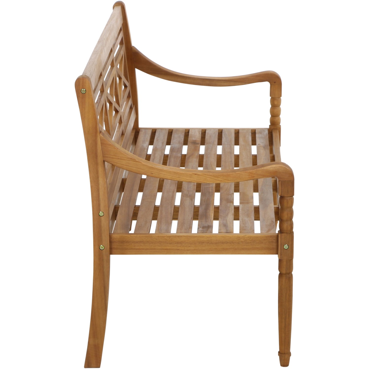 Siena Garden Westport Gartenbank aus Akazienholz, 3-Sitzer, 150 cm breit.