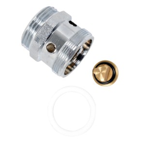 Kirchhoff Rückflussverhinderer mit Rohrbelüfter, Chrom, Einzelteile