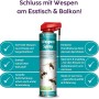 Hotrega Wespenspray 600ml: Repellent zur Wespenabwehr für Balkon, Terrasse und Garten.