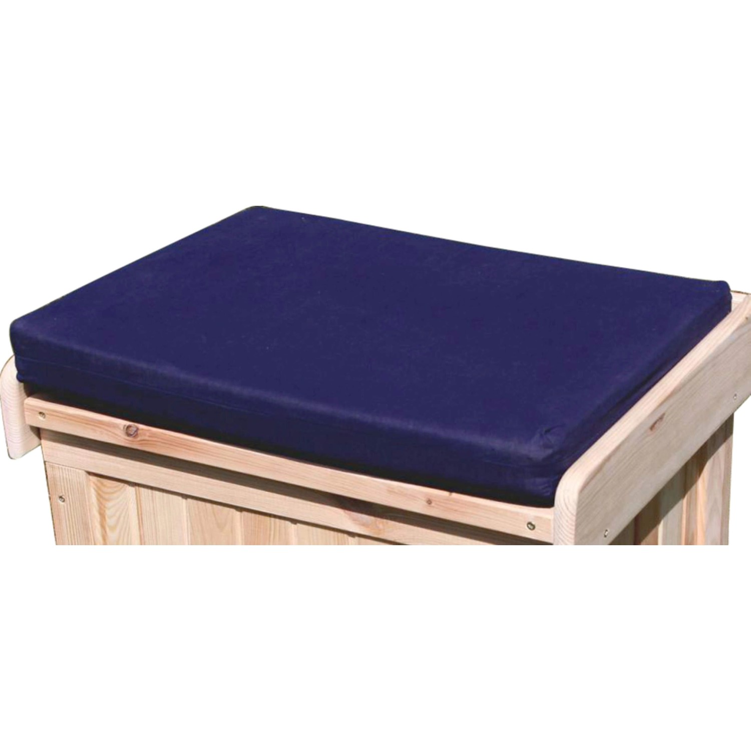 Promadino Auflage für Kissenbox Patrick Blau (BxTxH) 52 cm x 40 cm x 5 cm