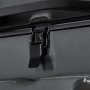 Detailaufnahme: Verschluss des Enders Urban II Gasgrills mit Trolley. Sicherer Transport.