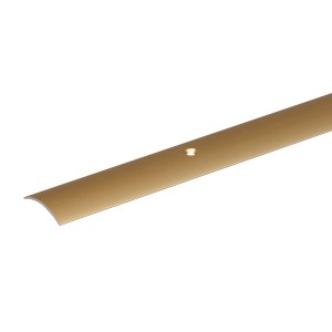 Goldenes Bodenausgleichsprofil aus Aluminium, 1,6 x 30 x 900 mm, für Übergänge zwischen Bodenbelägen.