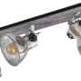 3-flammige Eglo Spotleuchte Barnstaple im Industrie-Look mit E27 Fassung.